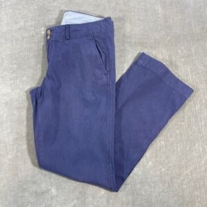 Banana Republic Womens Size 4 Navy Blue Stretch Cropped Pants